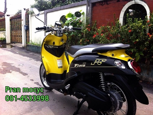 yamaha finoสีดำเหลือง รถปีนี้ค่ะ yamaha finoสีดำเหลือง รถปีนี้ค่ะ