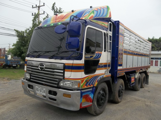 ขายด่วนรถบรรทุก12ล้อHINO โปรเซียเครื่องP11C 320แรง กระบะปรีเนียมดั้ม