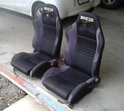 ด่วน..เบาะซิ่งSPARCO(ม่วง-ดำ)พร้อมรางสภาพดีพร้อมใช้งาน ด่วน..เบาะซิ่งSPARCO(ม่วง-ดำ)พร้อมรางสภาพดีพร้อมใช้งาน