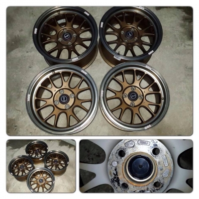 ขายแม็กมือ2 BBS BF1 ขอบ 15 กว้าง 8 4 รู100ราคา 8,800 บาทถูก