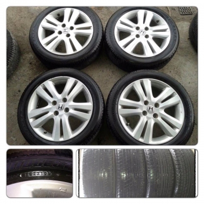 ขายล้อแม็กซ์ 16 Top Honda Jazz + ยางปี12 ราคา 8,500 บ. ถูกที่สุดดดด