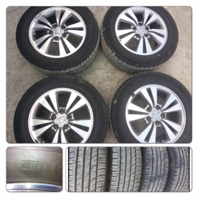 ขายล้อแม็ก Honda Accord ขอบ 16 พร้อมยางปลายปี 12 ราคา 6,900 บ.ถูก