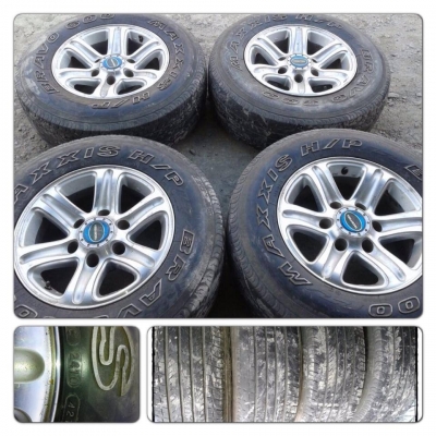 ขายล้อแม็กซ์Yachiyoda ขอบ15 6รู139 + ยางปี10 ราคา 8,500 บาท