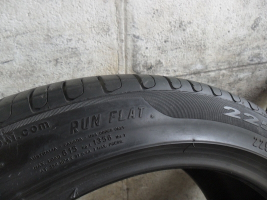 ยาง PILELLI 225/45R18 ปี10 RUNFLAT มี 1 คู่ ราคา 2200 บาท(ลายเดียวกัน)