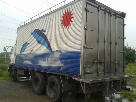 ขายสิบล้อ 1เพลา ตู้แห้ง เครื่อง168แรง