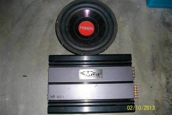 แอมป์ 5 ch mcott + 10 นิ้วว้อยเดี่ยว ferries