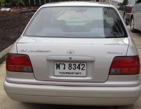 ขายรถบ้าน สภาพดี วิ่งน้อย  TOYOTA, COROLLA 1.5 GXi
