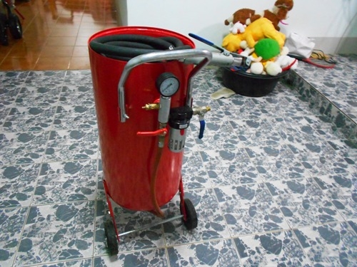 ขายเครื่องยิงทรายระบบแรงดัน ของใหม่ (ปรับราคาลงจ้าจาก23000เหลือ21000)