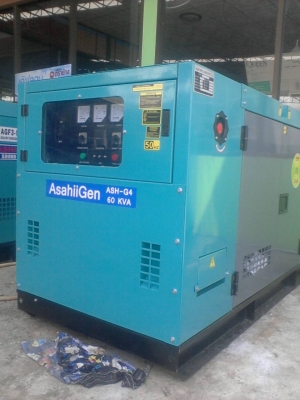 ขายเครื่องปั่นไฟใหม่นำเข้า ASAHIIGEN 60 KVAราคา205000บาท(0801153032)