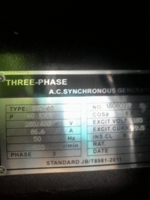 ขายเครื่องปั่นไฟใหม่นำเข้า ASAHIIGEN 60 KVAราคา205000บาท(0801153032) ขายเครื่องปั่นไฟใหม่นำเข้า ASAHIIGEN 60 KVAราคา205000บาท(0801153032)