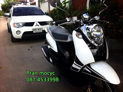 yamaha fino สีขาวดำปี2556 yamaha fino สีขาวดำปี2556