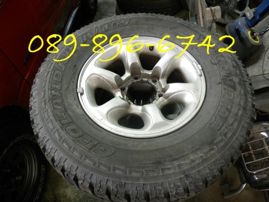 ขายล้อแม็ก4WD ขอบ 15 พร้อมยาง 265/70 ปี 09
