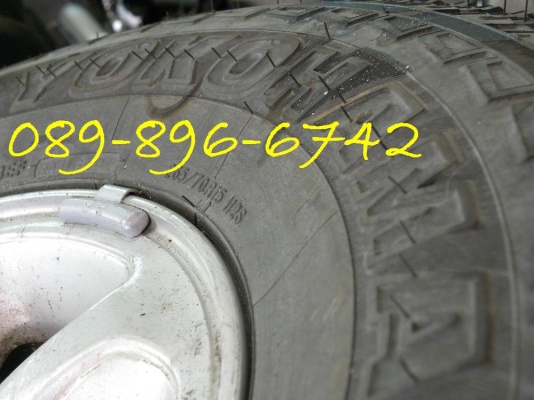 ขายล้อแม็ก4WD ขอบ 15 พร้อมยาง 265/70 ปี 09 ขายล้อแม็ก4WD ขอบ 15 พร้อมยาง 265/70 ปี 09