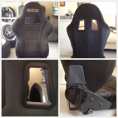 ขายเบาะแท้ Sparco ลูกบิดปรับได้ 2 ฝั่ง สภาพสวยๆ ครับ