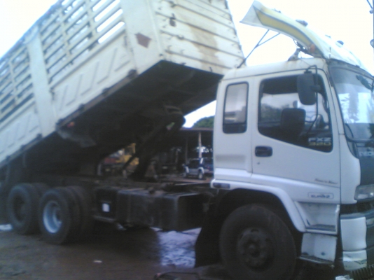 isuzuเดกก้า 270 ยูโรทู ปี50 ดั้มพ์แม่ลูกกระบะสามมิตร