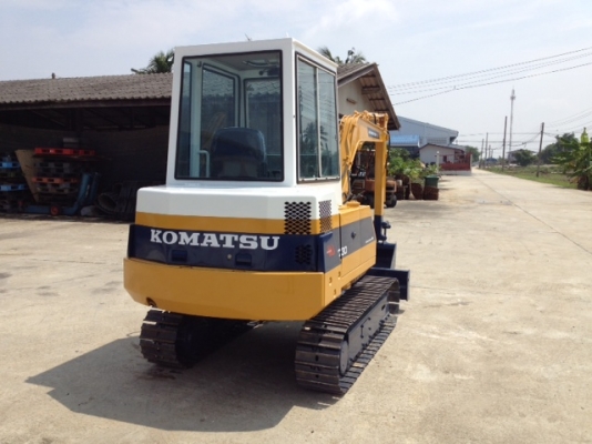 รถขุดแบคโฮล KOMATSU PC30-6 มีหัวเก๋ง มือสองจากญี่ปุ่น นำเข้าเอง ทำสีใหม่