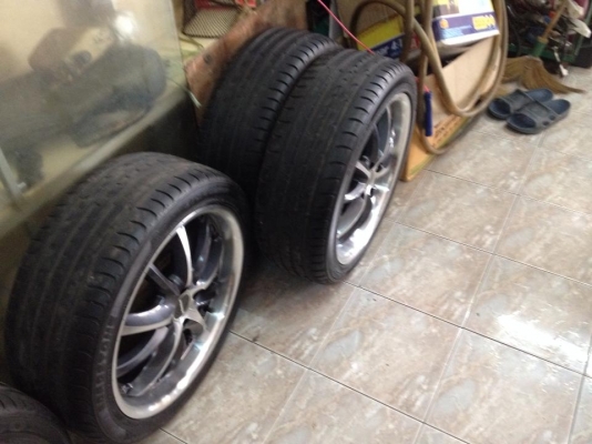 ขายล้อแม็ก17 +ยาง 205-45-17 ขายล้อแม็ก17 +ยาง 205-45-17