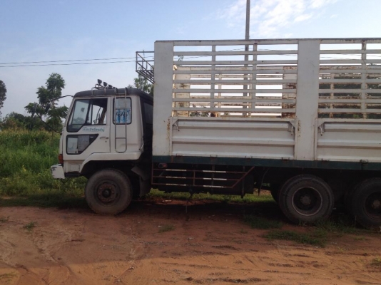 ขายตามสภาพ..MITSUBISHI FK215K รถล่อง วางเครื่อง 6D16 190แรงม้า สภาพเดิมๆ คัซซีสวย ไม่ผุ กะบะคอกเหล็ก