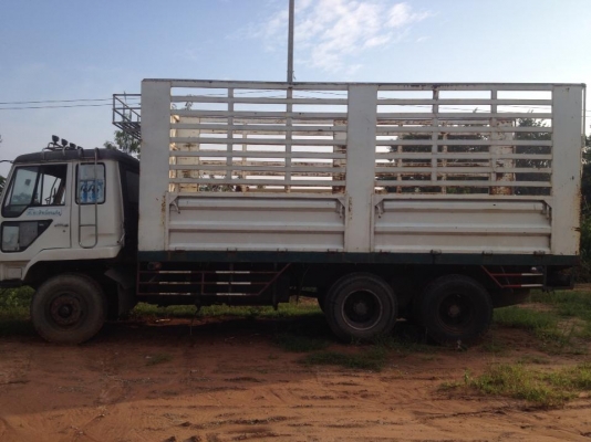 ขายตามสภาพ..MITSUBISHI FK215K รถล่อง วางเครื่อง 6D16 190แรงม้า สภาพเดิมๆ คัซซีสวย ไม่ผุ กะบะคอกเหล็ก