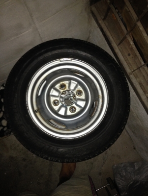 ขายกะทะล้อรถ ขอบ 13 4รู100 พร้อมยาง 4วง โส กทม