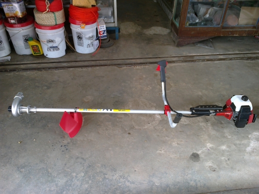 ปั้มน้ำใส่เครื่องตัดหญ้า