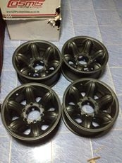 ขายล้อเล็บเหยี่ยวขอบ15 6รู กว้าง7.5 ET-3 สวยๆถูกๆ