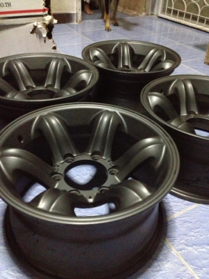 ขายล้อเล็บเหยี่ยวขอบ15 6รู กว้าง7.5 ET-3 สวยๆถูกๆ