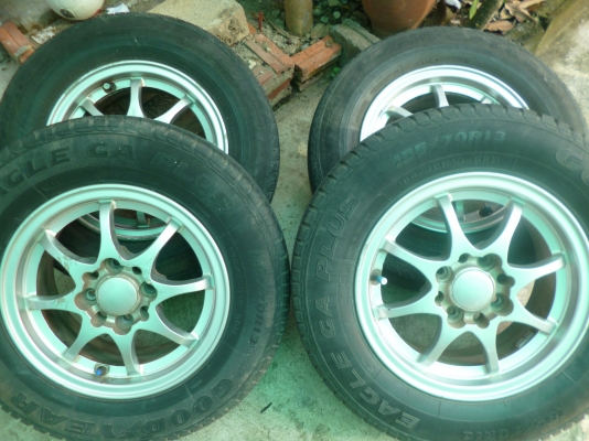 ขายแม๊กขอบ 13 นิ้ว พร้อมยาง 185/70/13