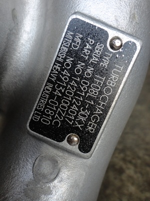 ขายเทอร์โบ TFO8L1-30KX