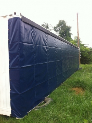 ขายตู้คอนเทนเนอร์ ผ้าใบเปิดข้าง พึ่งต่อเสร็จยังไม่ได้ใช้ พื้นไม้ สภาพดีไม่มีพุ ลงสีกันสนิมไว้แล้ว ขนาดตู้40"