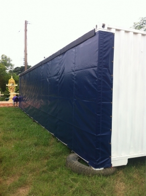 ขายตู้คอนเทนเนอร์ ผ้าใบเปิดข้าง พึ่งต่อเสร็จยังไม่ได้ใช้ พื้นไม้ สภาพดีไม่มีพุ ลงสีกันสนิมไว้แล้ว ขนาดตู้40"
