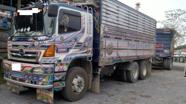 ขายรถสิบล้อ HINO FM 2P  380 แรง คอกเกษตรดั้ม กะบะมิเนียม พ่วงแม่ลูก รถสวยพร้อมใช้ง่าน