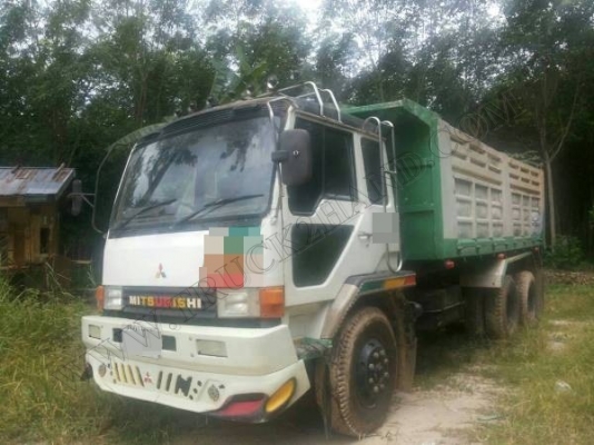 รถบรรทุกดั๊ม 10 ล้อ 2 เพลายี่ห้อ MITSUBISHI รุ่น FM527M