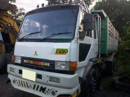 รถบรรทุกดั๊ม 10 ล้อ 2 เพลายี่ห้อ MITSUBISHI รุ่น FM527M รถบรรทุกดั๊ม 10 ล้อ 2 เพลายี่ห้อ MITSUBISHI รุ่น FM527M