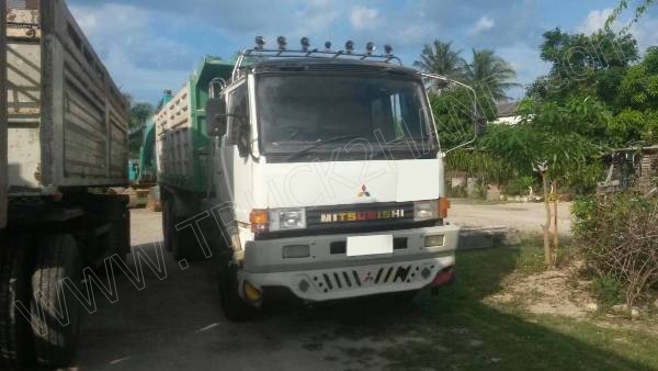 รถบรรทุกดั๊ม 10 ล้อ 2 เพลายี่ห้อ MITSUBISHI รุ่น FM527M รถบรรทุกดั๊ม 10 ล้อ 2 เพลายี่ห้อ MITSUBISHI รุ่น FM527M