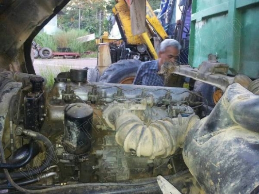 รถบรรทุกดั๊ม 10 ล้อ 2 เพลายี่ห้อ MITSUBISHI รุ่น FM527M รถบรรทุกดั๊ม 10 ล้อ 2 เพลายี่ห้อ MITSUBISHI รุ่น FM527M