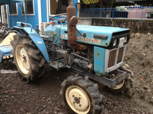 รถไถนานั่งขับหรือรถพรวนดินนั่งขับ Mitsubishi D1500VFD 2เพลา 4WD