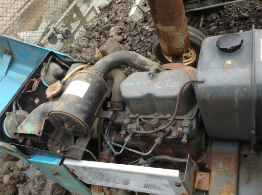 รถไถนานั่งขับหรือรถพรวนดินนั่งขับ Mitsubishi D1500VFD 2เพลา 4WD