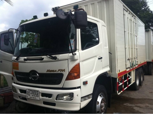 รถพ่วง HINO MEGA 320 แรง ตู้บรรทุกแม่ลูก