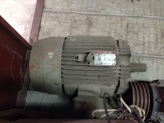 ขายมอเตอร์ Tatung 25 HP. 950 RPM. 380 V สภาพสวย วิ่งนิ่ม พร้อมใช้งาน