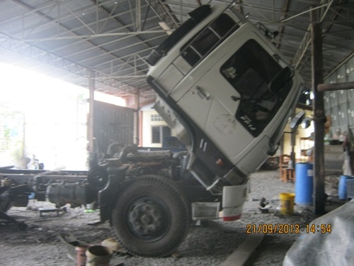 ขายรถบรรทุกหกล้อดั้มฮีโน่FF1J เครื่อง JO8C-II เครื่องแน่นดี