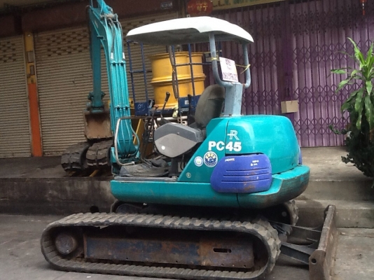 ขายรถขุด แบคโฮ KOMATSU PC 45-1E (เครื่องดำ+ปั้มนิ้ว) เก่านอกจากญี่ปุ่นแท้ๆ สภาพเดิมๆ สวยทั้งคัน ใช้งานได้ปรกติ
