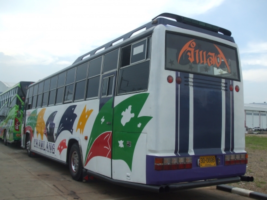 รถบัสพัดลม 12 เมตร Benz สีขาว
