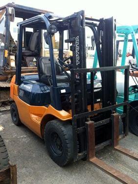ขายรถยกโฟล์คลิฟท์ โตโยต้า 2 ตัน รุ่น 7 เบนซิล ถูกๆ