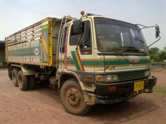 HINO สิบล้อ 2 เพลาดัมพ์ ปี 38 FM3H  เครื่อง195 แรง เครื่องดี ขับดี ซัซซีสวย ยางดี พื้นกระบะดี หัวเดิมๆ บางๆ ขายตามสภาพ 1,070,000