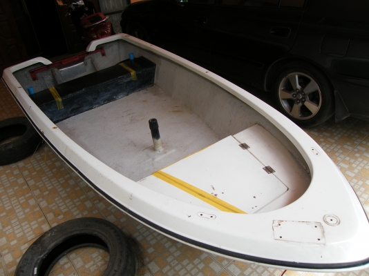 ขายเรือ ไฟเบอร์ 10 ฟุต พร้อมเครื่องหางยาว