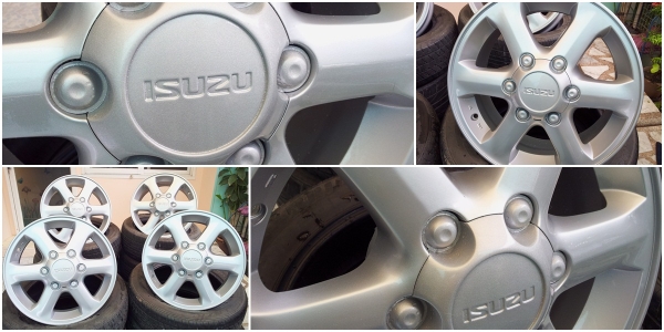 ขายล้อแม็ก ISUZU  ขอบ 16 ( 6 ก้าน )  4 ล้อ  สภาพสวย