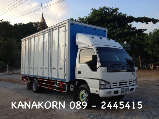 ขาย ISUZU NQR 150 แรง รถปี 2550 รถ 6 ล้อตู้ประตู 10 บานไม่มีเสากลาง