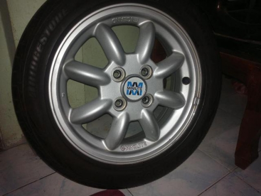 ขาย แม๊กกล้วย MINI LITE ขอบ 14 ปั๊ม England...4 รู 100