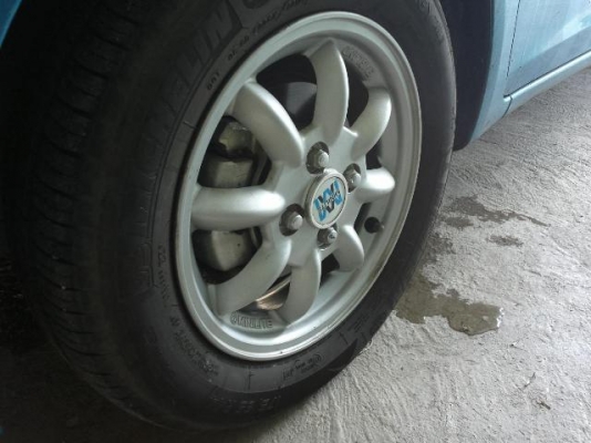 ขาย แม๊กกล้วย MINI LITE ขอบ 14 ปั๊ม England...4 รู 100